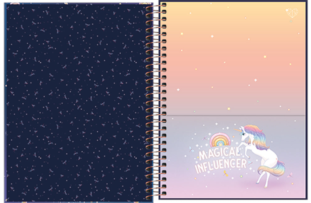 Planner Espiral Blink Tilibra Azul