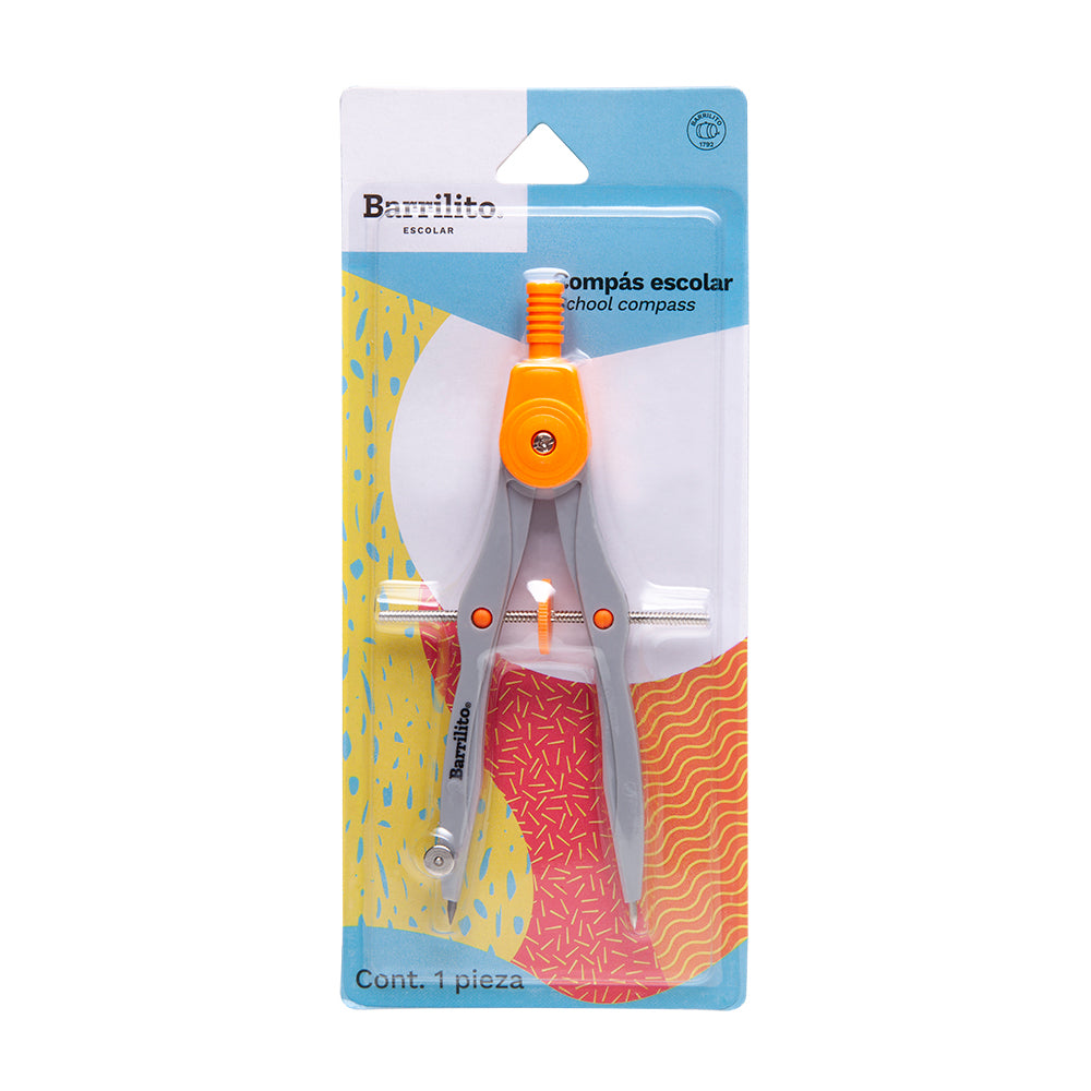 Compás Escolar – Brazo Corto de Precisión