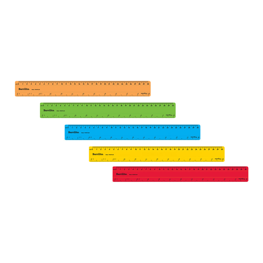 Regla Flexible 30 cm – Colores Surtidos