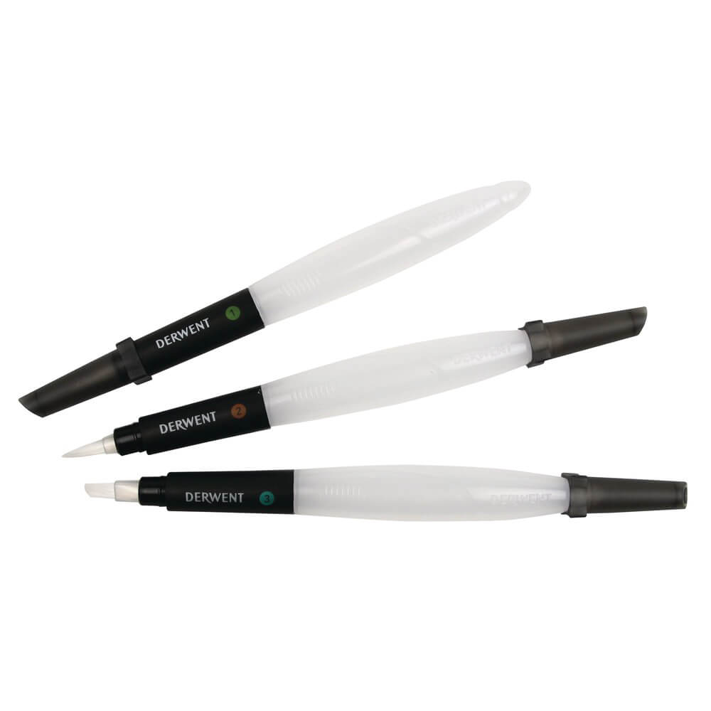 Pack de 3 pinceles de agua Derwent